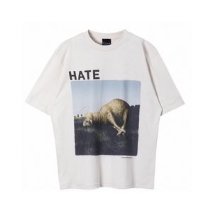 Designer Holiday Sheep Photo Tee T Shirt Summer Casual Fashion Men Women Tshirt 24SS 1219