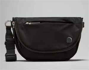 Väskor Crossbody Bag Wasitbag Sports Shoulder Multifunktion Bag Fanny Pack Black High Quality