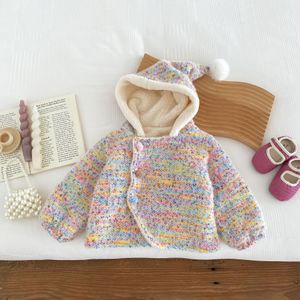 Baby Coat Autumn and Winter Fashion Casual Style Plus Fleece Baby Cardigan Baby Coat