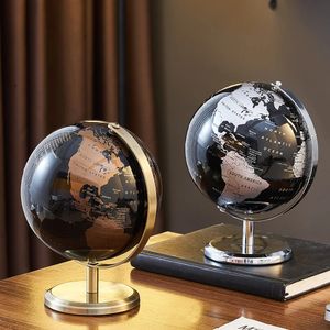 Decorative Objects Figurines Home Decor Accessories Retro World Globe Modern Learning Map Kids Study Desk Geography Education 231219