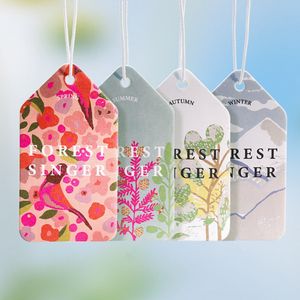 Wholesale Paper Car Air Freshener 3 Pack Hanging Scented Card Perfume Diffuser for Cars and Room Aroma Fragrance