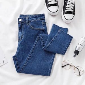 Jeans Denim Jeans For Women Slim Pencil Pants Stretch Jeans Ankle Length Elastic High Waist female skinny pencil pants Trousers