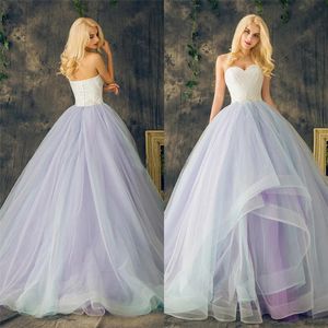 Stunningbride 2024 Sweetheart Lace up Ball Gowns Purple Plus Size Multi Color Layers Skirt Wedding Dresses Long Crystal Beading Organza Bridal Dress