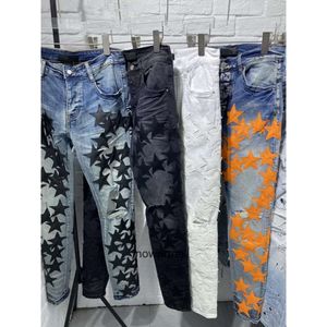 R-SS-Mann Motorrad Amiri Amiiri Amari Herren Jean Distressed Ripped Biker Amirl Luxus Designer Jeans Slim Fit Amiries Biker Denim Am für Männer S Black Pour H q0a0