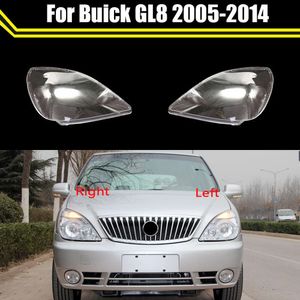 Bilens frontlampa Byte av transparent lampskärm strålkastare skal lins glasstrålkastare täcker lätta fodral för Buick GL8 2005 ~ 2014