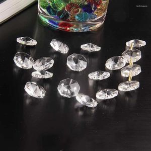 Chandelier Crystal Pendants Beads 14mm Without String 50pcs Droplets Glass Home Decoration Wedding Party Decor