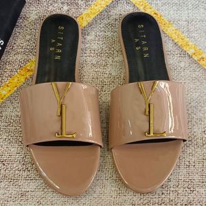 Saint Sandals AAAAA+ 78465416デザイナースリッパサンダルプラットフォーム屋外ファッションウェッジ靴