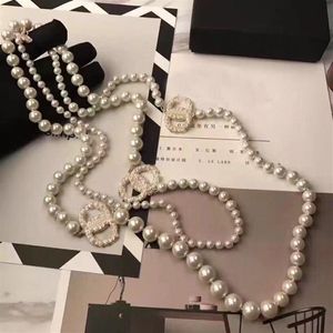 Necklace short pearl chain orbital necklaces clavicle chains pearlwith women's jewelry gift 02283S