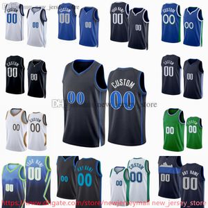 Custom 2023-24 Basketball 77 Luka Doncic Jersey 11 Kyrie Irving 42 Maxi Kleber 2 Dereck Lively II 7 Dwight Powell 30 Seth Curry 0 Dante Exum Greg Brown III Shorts