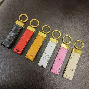 M Brand Keychains for Men and Women Pu Leather Letter Print Key Decoration Fashion Accessories Designer Keychain Keychain Wallet Rabbit Keychains 6 Color Stock 2024