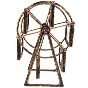 Quadros Retro Ferris Wheel Po Frame Rotary Windmill Modelo Imagem Desktop Ornamento (4 