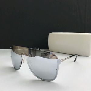 2180 Pilot Randlose Sonnenbrille Silber Gafas de Sol Shades Modische Sonnenbrille Neu mit Box2849