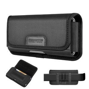 HAWEEL Handy-Hüfttasche, 4,7–6,8 Zoll, Handy-Holster-Hülle, Nylon-Handy-Gürtelclip-Tasche für iPhone 15, 14, 13, 12, 11, Samsung