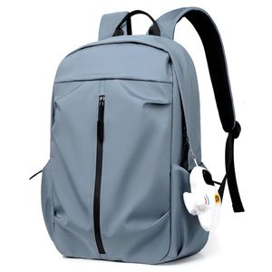 Sacos escolares mochila homens e mulheres estudante mochila grande capacidade simples mochila de nylon 231219