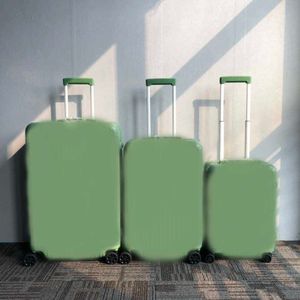 RIW VINTAGE FASHION GREEN DARCASE TROLLEY CASE 21INCH 26INCH 30INCH LAGER CATERING Retro Trend Trend Corcase Trolley Universal Wheel Box Box 231215