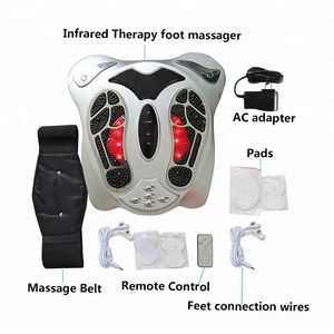 Prylar den bästa gåvan för gamla människor infraröd uppvärmningsanordning blodcirkulation vibrator elektronisk puls fotmassager