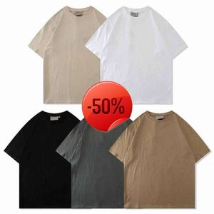 Weihnachten Rabatt T-Shirts Herren T-Shirts Schweiß T-Shirt Shirts T-Shirt T-Shirt Silikon Beflockung Brief Drucken T-Shirts für Männer und 100 Baumwolle Kurzarm High Street ESS To