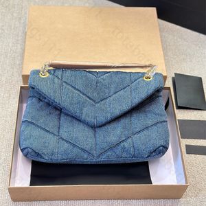 borsa di grandi dimensioni del progettista denim cowboy borse con tracolla blu borsa a tracolla nera borse di lusso di alta qualità borsa di marca borsa delle donne borse di moda designer borsa della donna