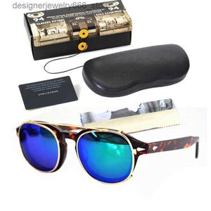 Okulary przeciwsłoneczne mody klip marki na mężczyźnie lemtosh Johnny Depp Sun Glasses Spolaryzowany soczewki Kobieta Vintage Actan Frame Luksus Driver's Shade Q231219