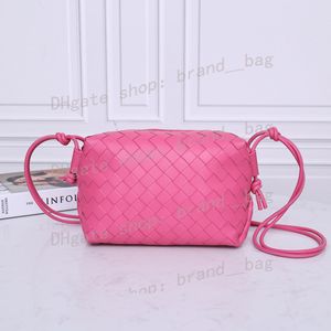 10A+++ crossbody bag designer bag LOOP Woven Bag Camera Bag Mini Jodie Cloud Hobo genuine leather woven square bag Shoulder bag