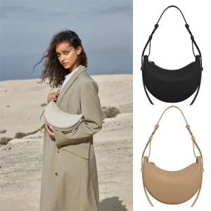 10A Kvalitet Numero Dix Cyme Half Moon Bag Fashion Mens Leather ClutchPochette Totes Crossbody Bag Luxury Womens Designer Handväskor underarmade axelväskor Plånböcker