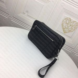 N41663 Pochette Kasai Tasarımcı Erkek Debriyaj Bilek Torbası N41664 Portefeuille Zippy XL Cep Organizatör Pasaport Kapak İş Madeni