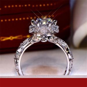 Prawdziwy S925 Srebrny Naturalny Diamentowy pierścień dla kobiet drobny srebrny srebrny 925 Biżuteria Anillos Mujer Bizuteria Pierścień Kamieni