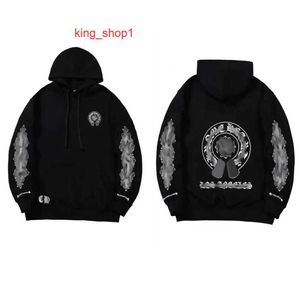 Designer Chrome Clothing Hearts Hoodie Mens Hoody Womens Heart Hoodies Cross Flower Arm Front Printed Horseshoe Pocket Chromees Jacket 10 RV3G