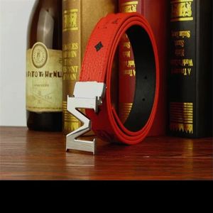 Men Designers Belts Letter Buckle Women Fashion Belt High Quality Genuine Leather Waistband ceinture luxe Width 3 8cm With Box243E