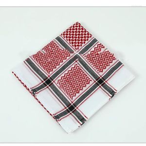 Szaliki pustynne shemagh szalik miękki frędzli arabska chustka na głowę unisex keffiyeh bandana uniwersalna głowa arabska okładka