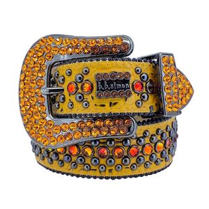 2023 Modedesigner BB Simon Belts For Men Women Shiny Diamond Belt Black White Multicolour with Bling Rhinestones As Birthday C238e