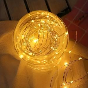 Christmas New Year Small Color Light, Thanksgiving Christmas Decoration String Lights, Battery Powered (No Plug)