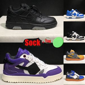 2024 Designer Shoes Out Of Office Sneakers For Men Women Leather Flat Work Out Run Walking Black Purple Green Navy Mens Low Tops Trainers