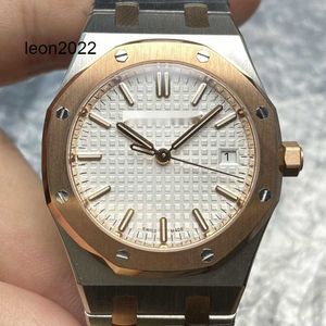 Ap-Uhren für Herren, luxuriöse Damenuhr, Ap Auto-Armbanduhr, 34 mm, ultradünn, Relgio Super Colone, mechanisches Kaliber 5800, Werksrückseite, transparent, Montre Royal M901