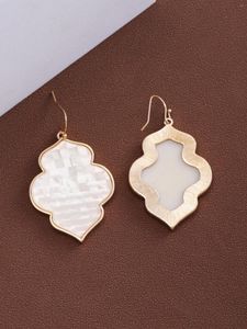 Dangle Earrings Pearl Shell Moroccan For Women Seashell Morocco Drops