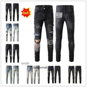 Pants amari amirl amirlies am amis imiri amiiri 2024 Man New Arrivals Mens Luxury Designer Denim Jeans Holes Biker Trousers Jean COOLGUY Clo B3IH