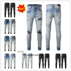 IMIRI Luxury Holes Pants Amari Amiiri Nyanrända herr Amirl Designer Denim Jeans Amirlies Byxor Jean Coolguy Biker Am Man Clo Amis Ffiv