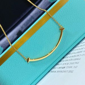 Smile Designer Necklaces Womens Ti&co Silver Diamond Fashion Pendant Gift Chain Necklaces U3BQ#