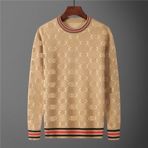 24SS Europe New Men's Sweter Women's 100 Cotton Blotie Wzór niestandardowy logo moda atmosfera luźna ciepła najlepsza 1216fy00026