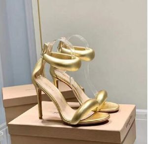 6004 Gianvito Rossi Sandały 10,5 cm szpilki Obcasy Sandały 8,5 cm sukienki Obcina dla kobiet Summer Designer Sandałów Stopa Pasek z tylnym zamkiem z pudełkiem z pudełkiem