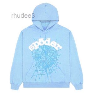 Hoodies dos homens moletom 2023 novo céu azul hoodie homens mulheres 1 hip hop jovem bandido aranha mundial 555555 impressão pulôver r231011 r3nb