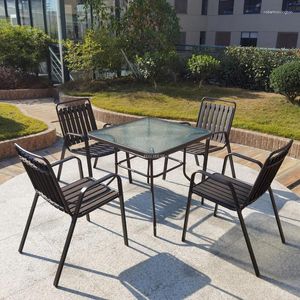 Camp Furniture Nordic Balcony Garden Beach Chairs Outdoor Modern Rattan Home Backrest Chair Leisure Small Coffee Table