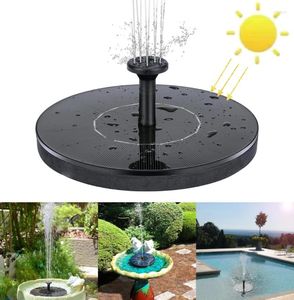 Garden Decorations Min Solar Water Fountain Waterfall Pool Pond Bird Bath Panel Pump Decoration Powered