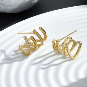 Ny ankomst trendig minimalistisk Dainty Tiny Ear Cuff Claw Wrap Piercing Studs örhängen för kvinnor