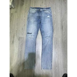 2023 Mor Ksubi Jeans Özel Doğru Versiyon Marka Elastik Günlük Uzun Erkek Yaz Yeni Stil Tasarımcı Kotu 4t2am Down1996