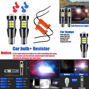 Nowe światła dekoracyjne 2x Canbus W16W LED LED Lights T15 Lampa dla Dodge Calibre Charger Durango Nitro Challenger 2008 2008 2012 2012 2012 2013 2014