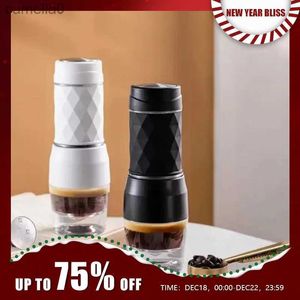 Coffee Makers Hand Pressure Manual Mini Espresso Capsule Coffee Machine Cup Portable Espresso Mini Coffee Maker For TravelL231219