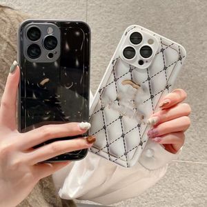 Tasarımcı Telefon Kılıf Moda 14pro Max Marka Lüks 2C Tüm İPhone 13 12 Pro 11 XR XS X Case Diamond Diamond Her Şey Dahil