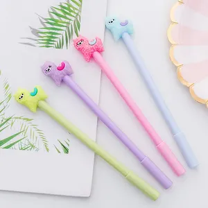 PCS Gel Pens Korean Cute Cartoon Creative Alpaca Neutral Pen Studenci Pisanie Narzędzia biurowe Signature Podpis Hurtowa