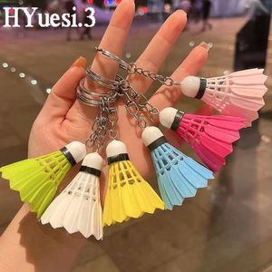 Bag Parts Accessories Sport Styles Mini Badminton Keychain Unisex Metal Racket Key Ring Purse Backpack Decor 231219